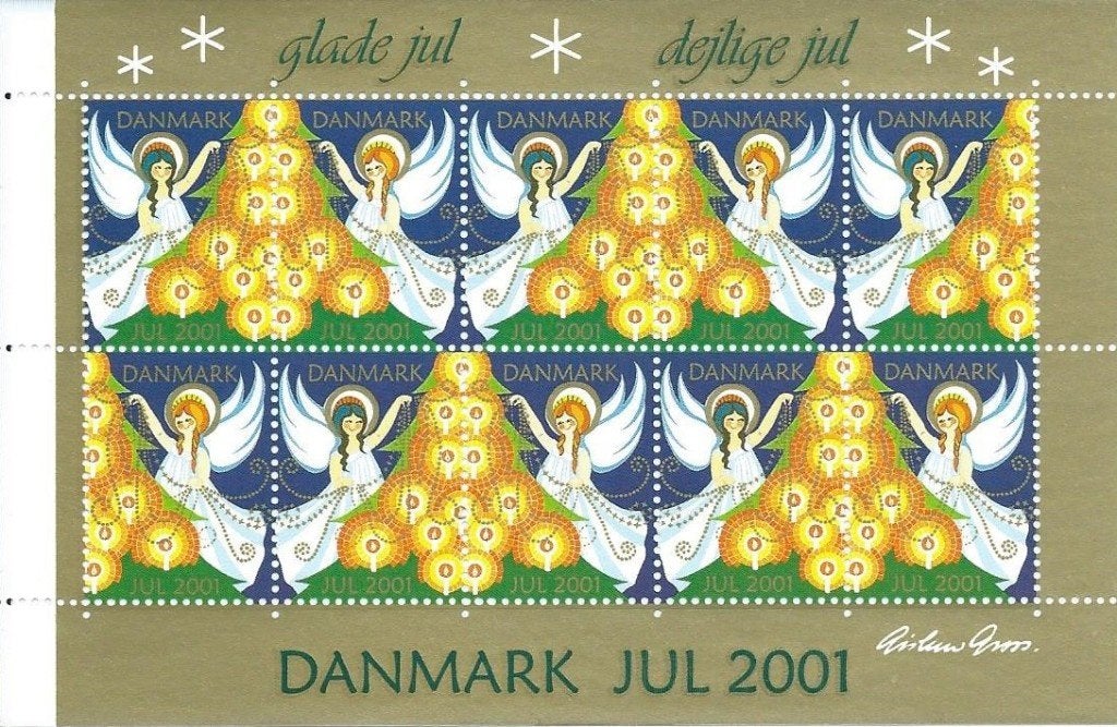 Denemarken - Kerst 2001 - Drukproces - Setje - Postfris, Ophalen of Verzenden, Denemarken, Postfris