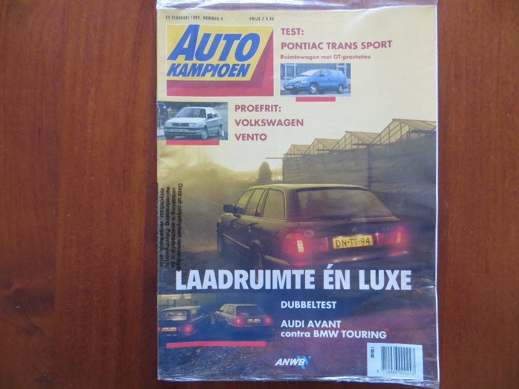 Autokampioen 4 1992 Pontiac Trans Sport GT, Honda Prelude, Ophalen of Verzenden, Nieuw, Honda