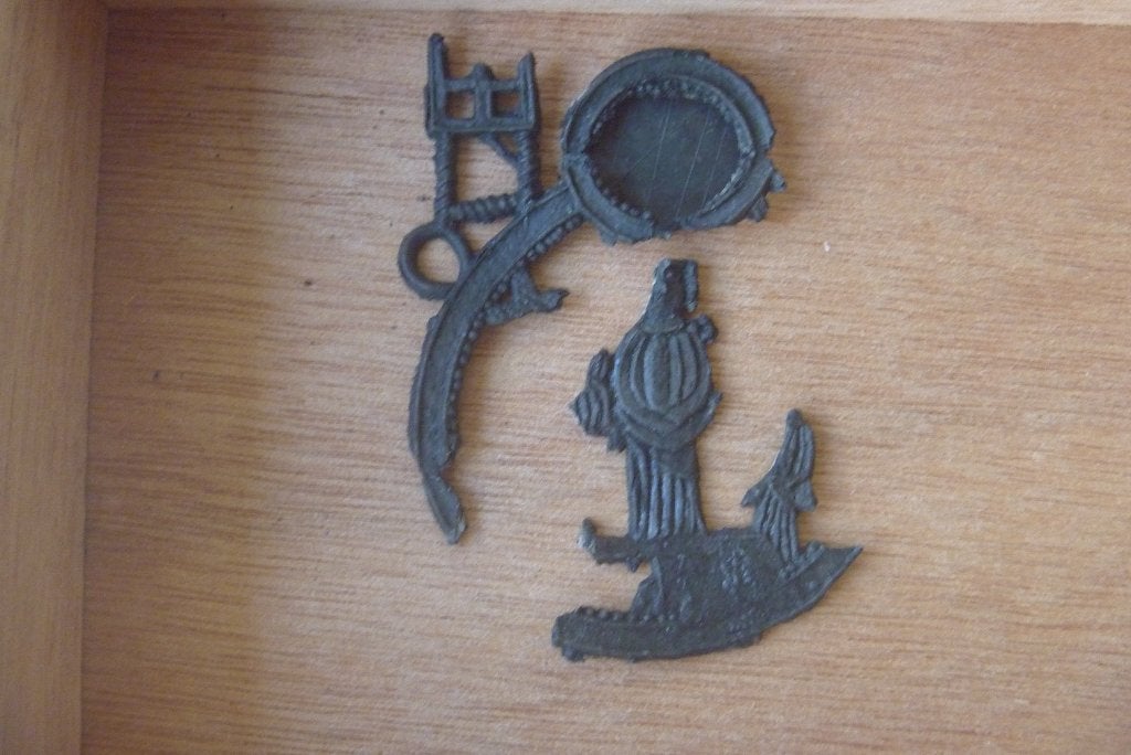 Bodemvondst. Pelgrims insigne. Pilgrims badge. Den Bosch, Antiek en Kunst, Antiek | Tin, Ophalen of Verzenden