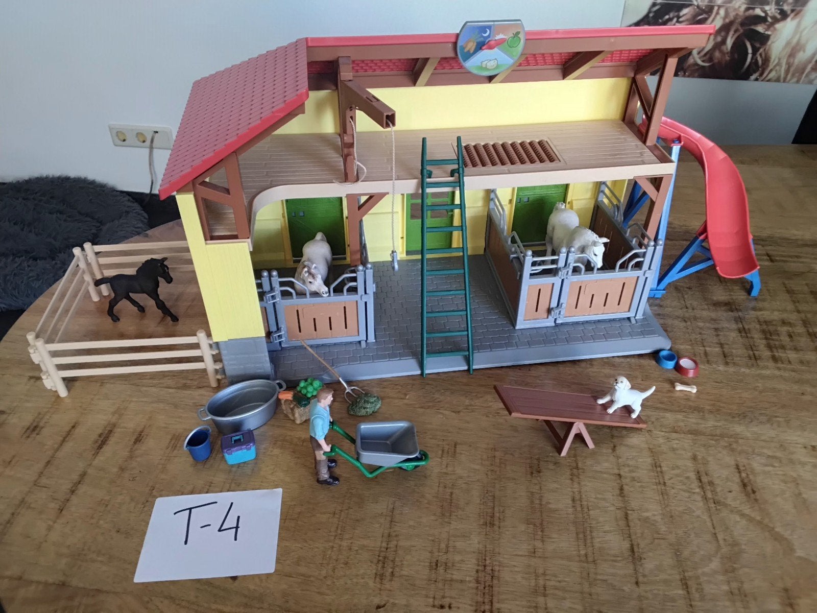 Schleich Paardenstal/Boerderij set. Set T4., Ophalen of Verzenden, Zo goed als nieuw