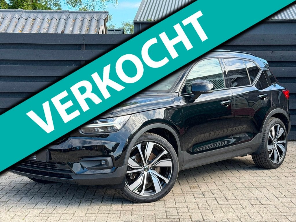 Volvo XC40 1.5 T4 Recharge R-Design I PANO I Leder I Camera, Auto's, Volvo, Zwart, Zwart, Bedrijf, Hybride Elektrisch/Benzine