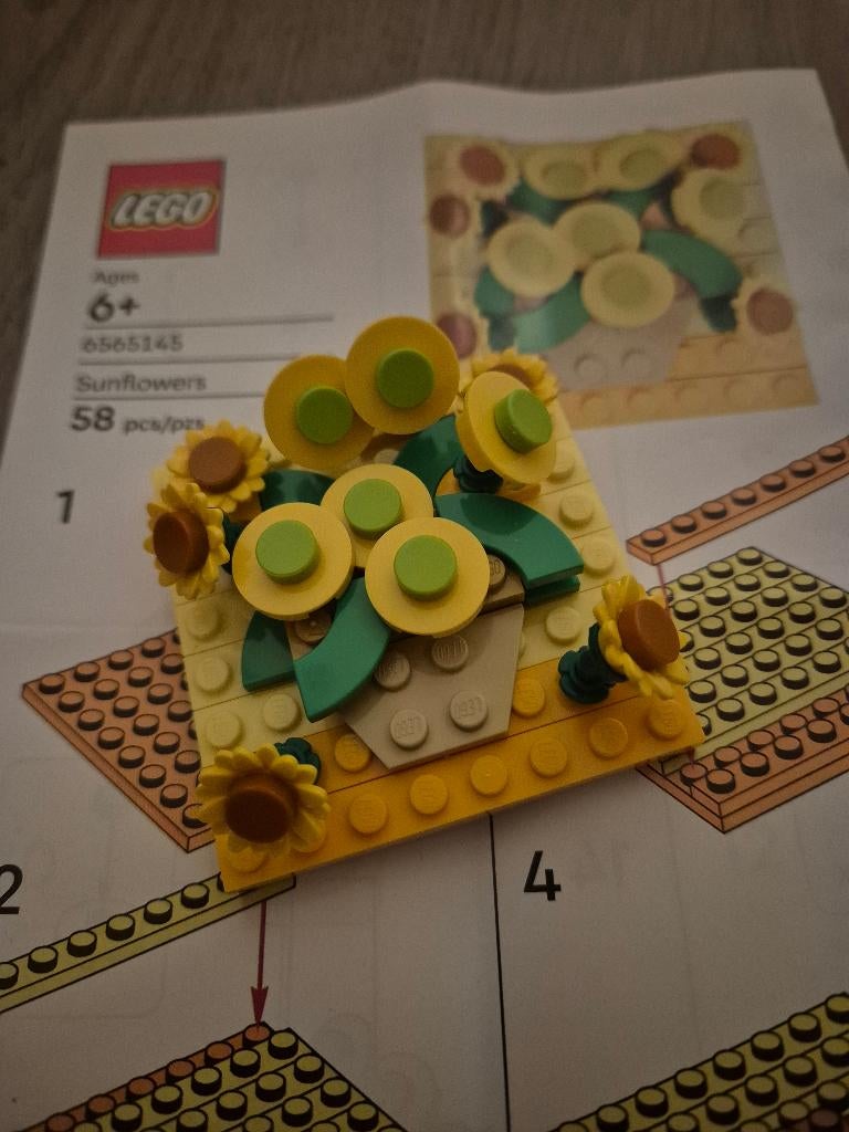 LEGO Mini Zonnebloemen/Sunflowers Make & Take, Kinderen en Baby's, Overige thema's, Lego, Ophalen of Verzenden, Complete set