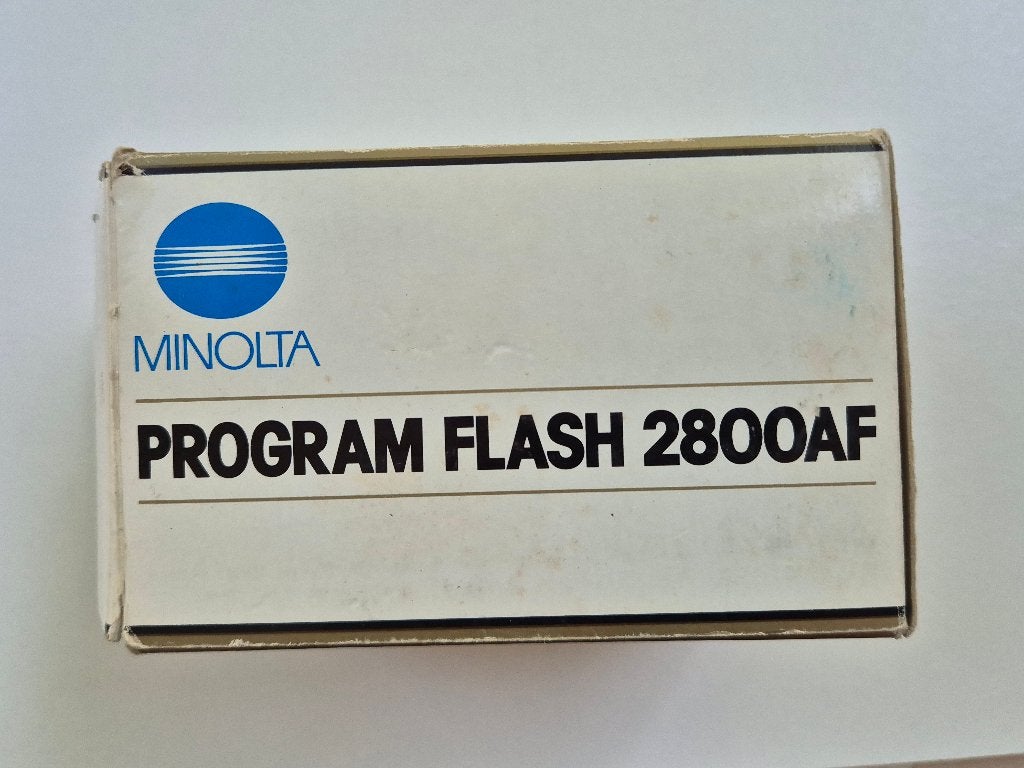 Minolta Program Flash 2800 AF flitser, Gebruikt, Minolta, Externe flitser, Minolta