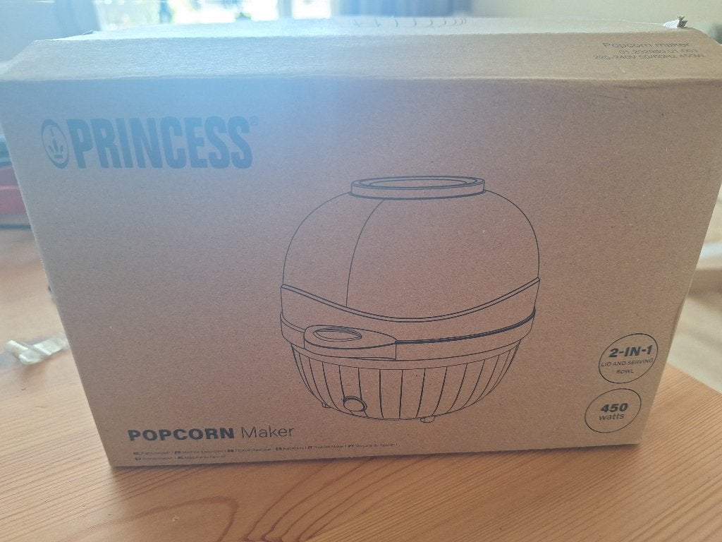 Popcornmaker (princess), Witgoed en Apparatuur, Ophalen of Verzenden, Nieuw, Minder dan 4 personen