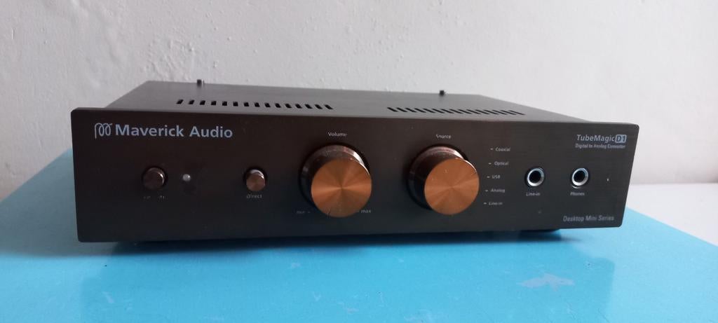 Maverick Audio TubeMagic D1 DAC/Hoofdtelefoonversterker, Ophalen of Verzenden, Zo goed als nieuw, Overige merken
