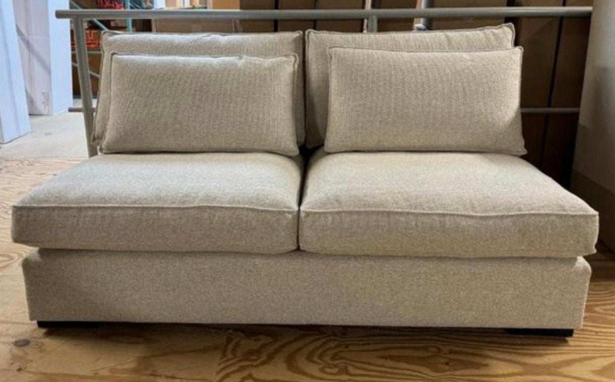 Room 108 twee zits bank silent natural 01 Annabelle, Ophalen, Zo goed als nieuw, Stof, Minder dan 150 cm
