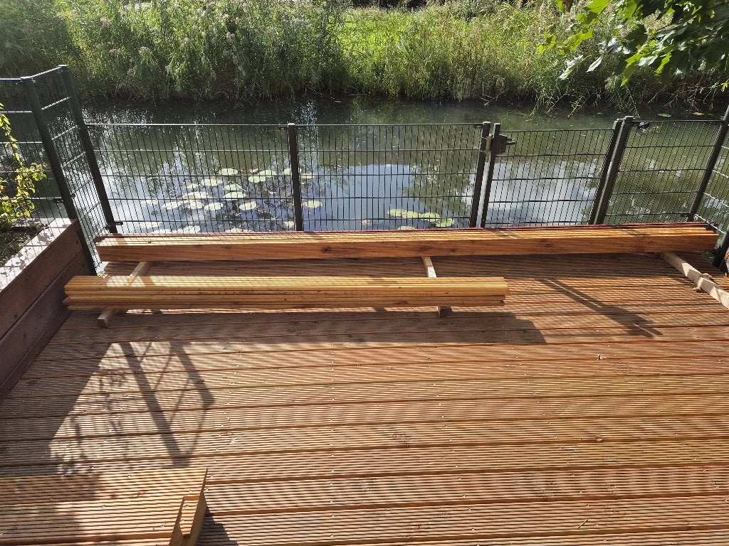 Douglas en garapa vlonderplanken, Ophalen, Planken, Nieuw, Hardhout