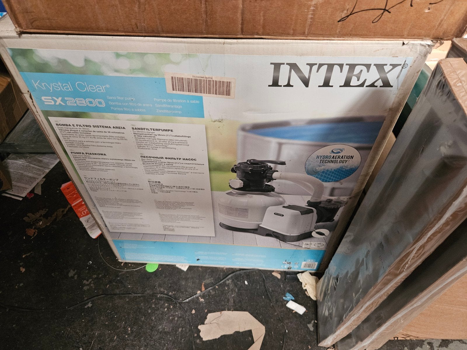Intex Krystal Clear SX2800 Zandfilterpomp XL zwembad, Ophalen, Nieuw, Overige typen