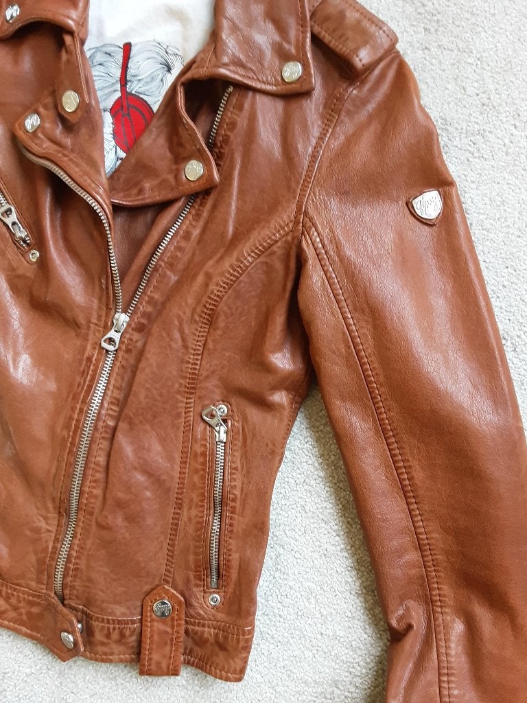 *NIEUW* Leren jasje 'Gipsy' Maat 34, Kleding | Dames, Gipsy, Overige kleuren, Nieuw, Ophalen of Verzenden