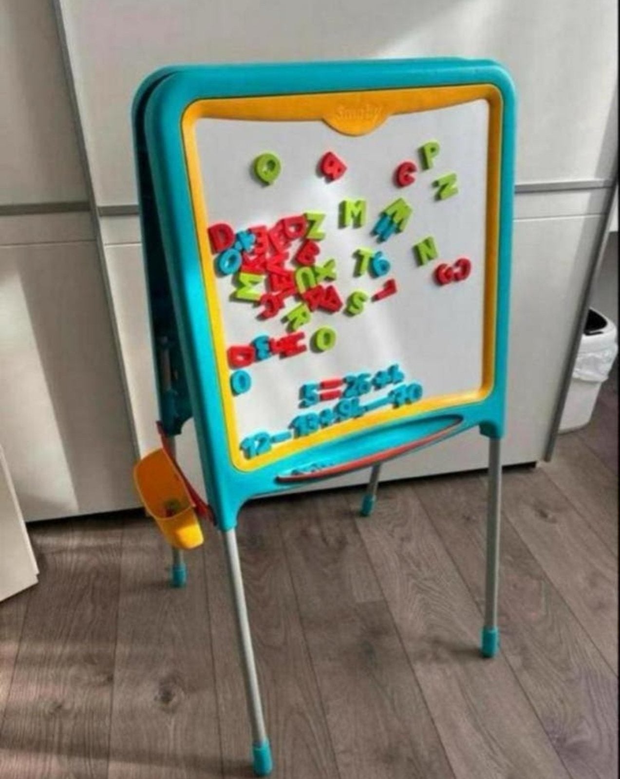 Smoby Tekenbord/Schoolbord met Magnetische Letters zgan, Ophalen of Verzenden, Zo goed als nieuw, Knutselen