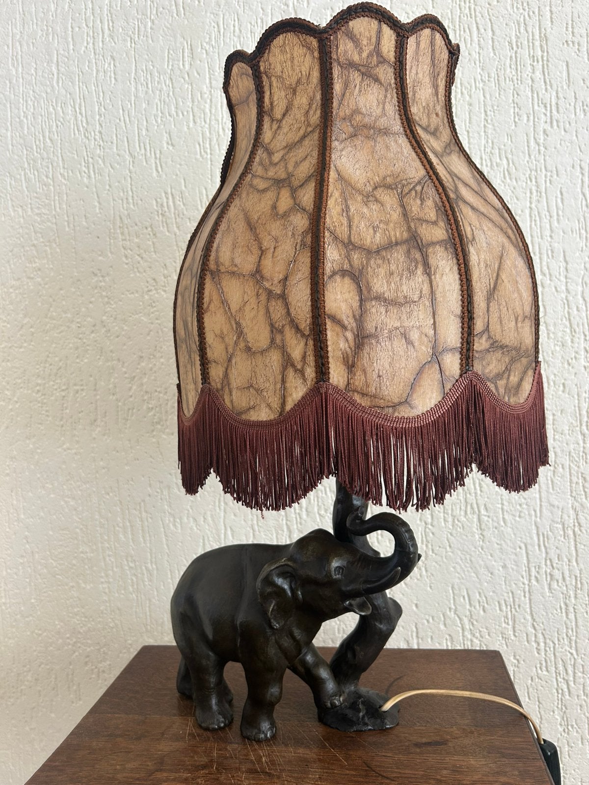 Antieke lamp, Ophalen