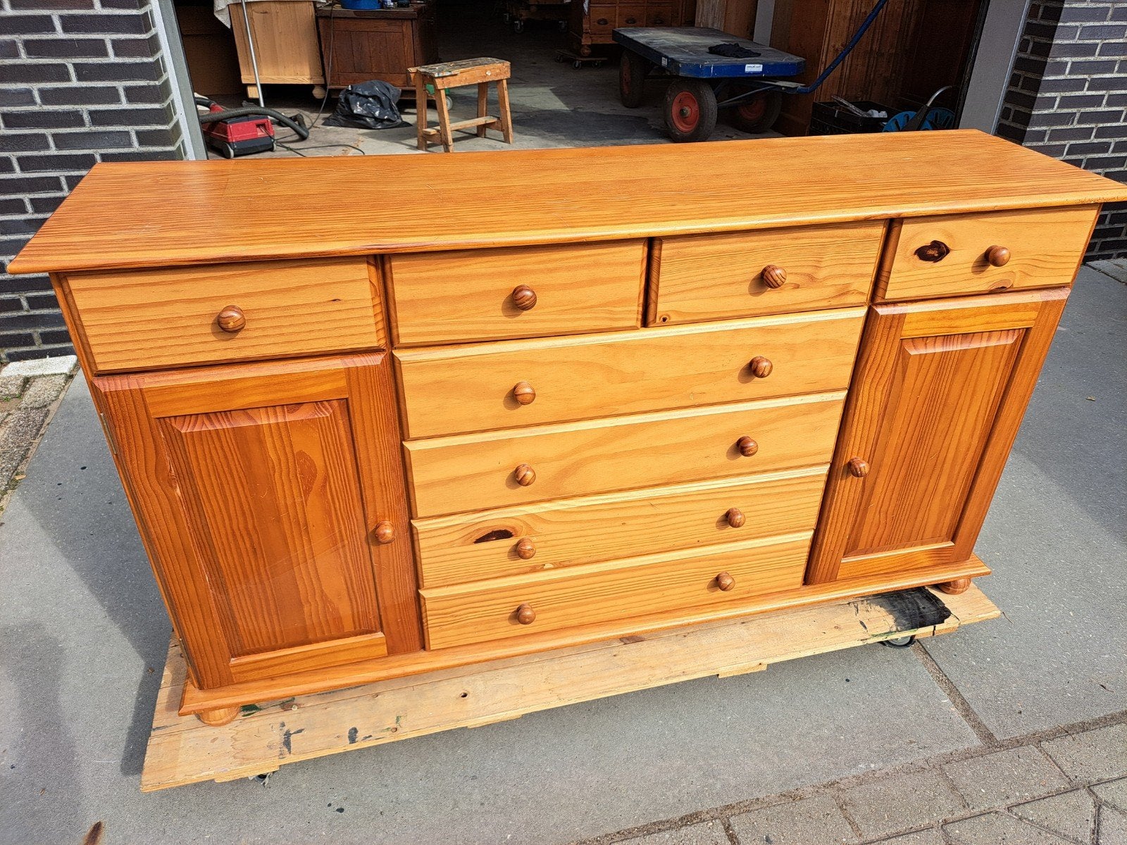 grenen ladekast dressoir gratis bezorging regio, R.kooij65@gmail.com, Gebruikt, 5 laden of meer, Origineel