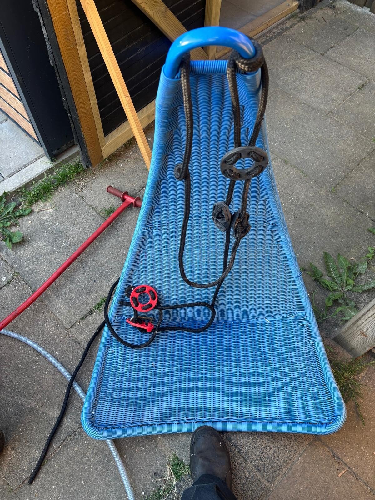 Ikea hangstoel, Ophalen, Kunststof