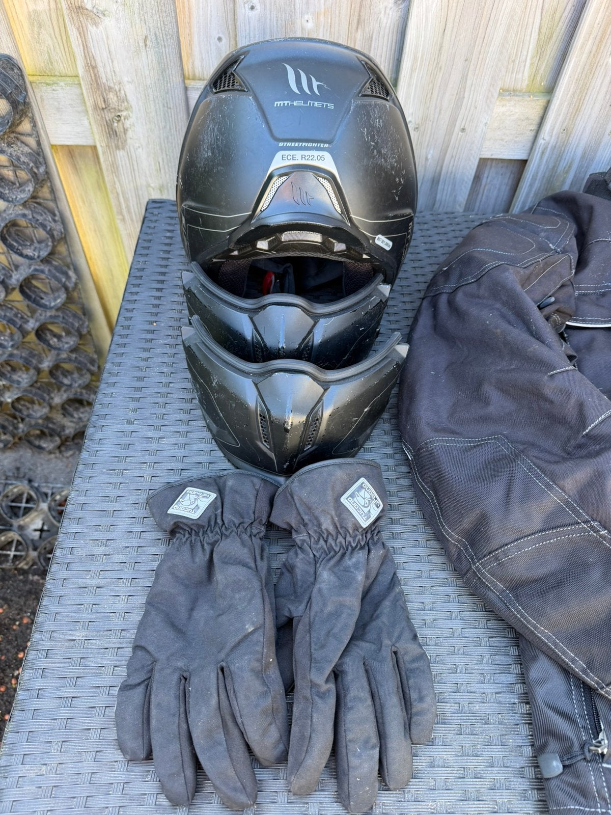 Motorhelm Streetfighter, Vinz en motorpak, Motoren, Ophalen of Verzenden, Tweedehands, Integraalhelm, Overige merken