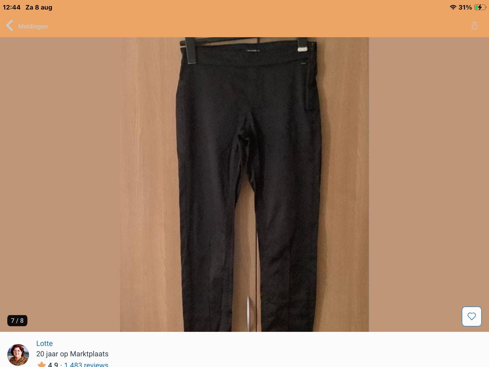 Zwarte broek maat 36. Superstar., Kleding | Dames, Verzenden, Zwart, Zo goed als nieuw, Maat 36 (S)