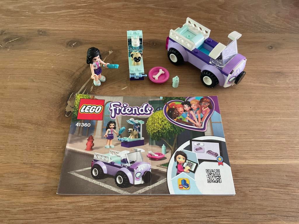 Lego Friends 41360, Emma’s mobiele dierenkliniek, Compleet, Lego, Friends, Ophalen of Verzenden