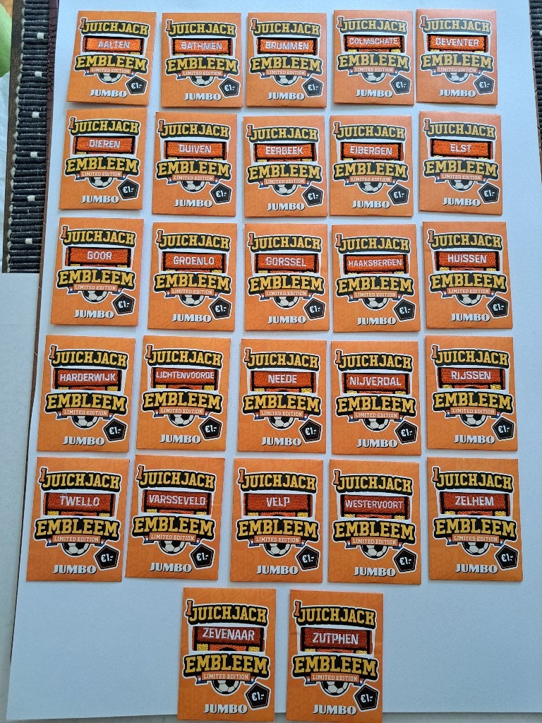 Jumbo Juichjack -embleem - DIVERSE STEDEN / DORPEN -, Jumbo, Verzenden