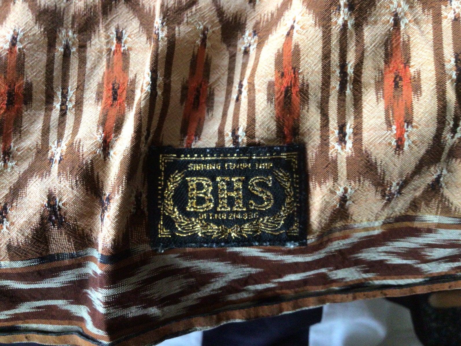Batik wikkel rok / jurk, Bruin, Maat 46/48 (XL) of groter, Ophalen of Verzenden, Zo goed als nieuw