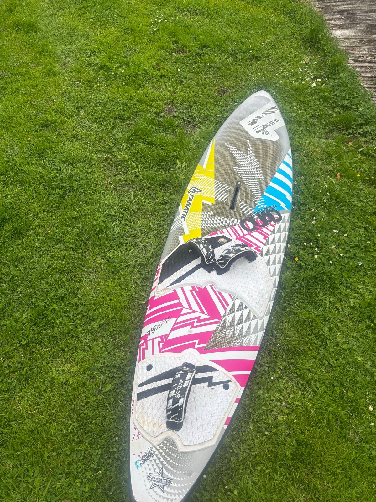 Fanatic Quad Team Edition 79L Wave Windsurfboard, Watersport en Boten, Windsurfen, Ophalen, Gebruikt, Minder dan 250 cm, Fanatic