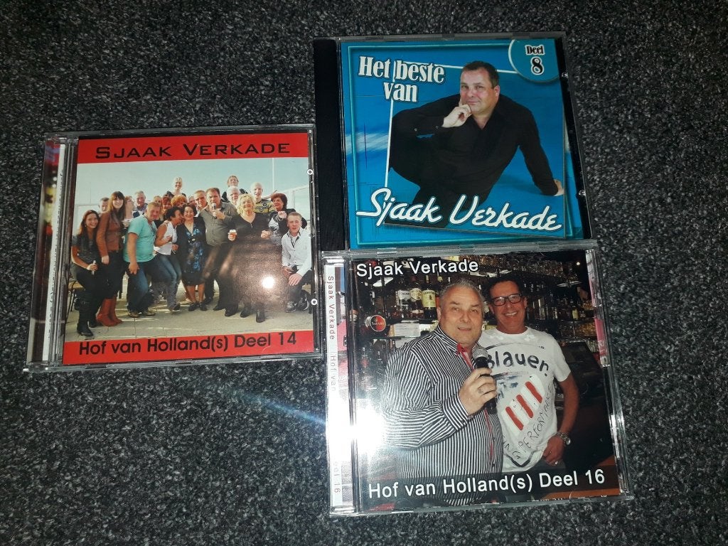 CD´S OPZOEK GEZOCHT SJAAK VERKADE, Cd's en Dvd's, Ophalen of Verzenden, Zo goed als nieuw, Levenslied of Smartlap, Album
