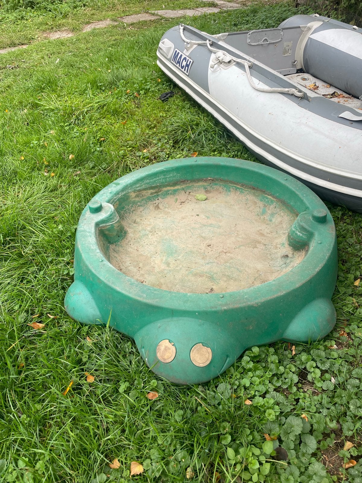 Stevige zandbak in de vorm van een schildpad, Kinderen en Baby's, Speelgoed | Buiten | Zandbakken, Ophalen of Verzenden, Gebruikt
