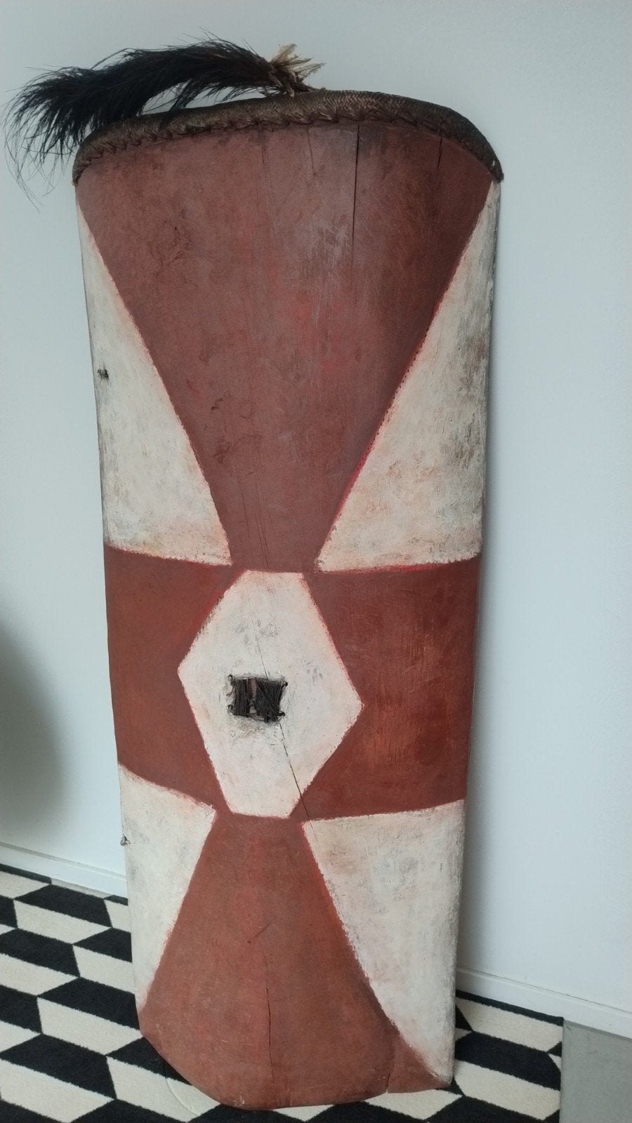 Schild, Nieuw Guinea, 19e eeuw, Antiek en Kunst, Ophalen