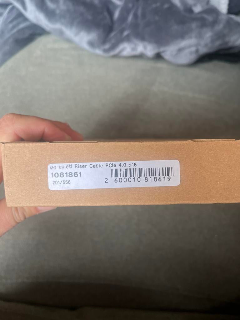 Be Quiet! Riser Kabel PCIe 4.0 x16, Ophalen of Verzenden, Nieuw