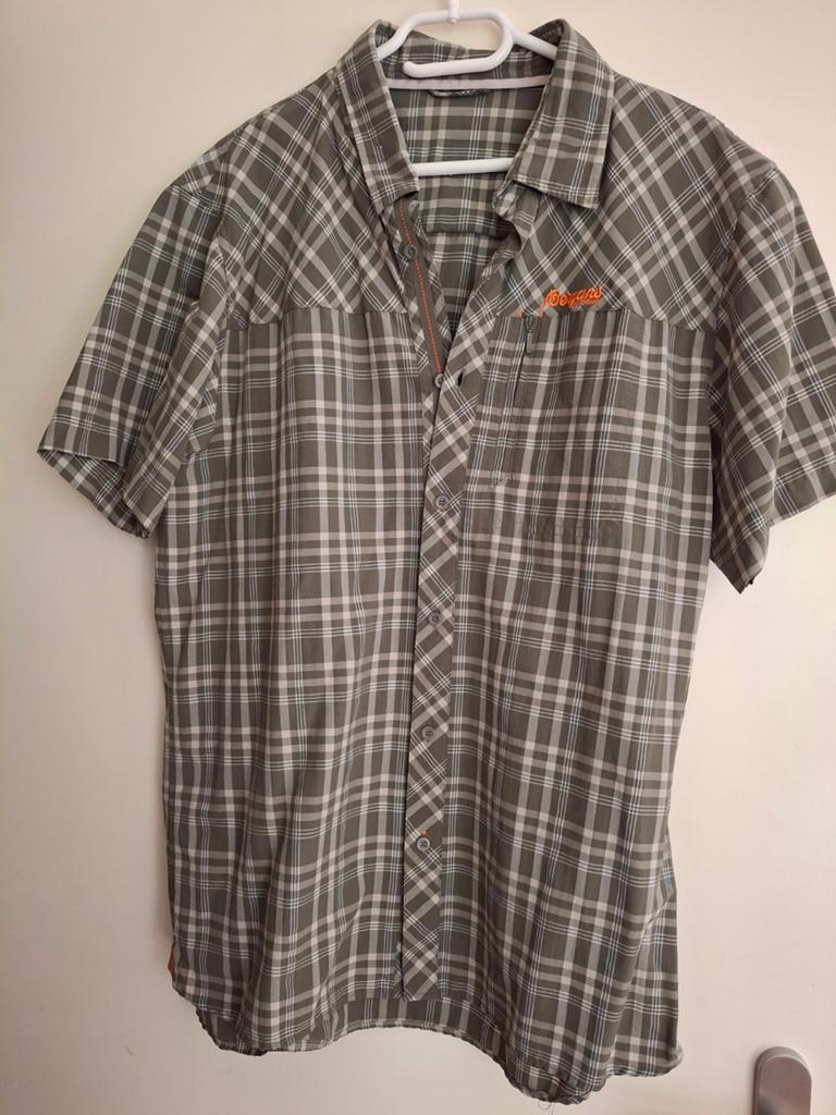 Bergans overhemd, Ophalen of Verzenden, Blauw, Halswijdte 43/44 (XL)