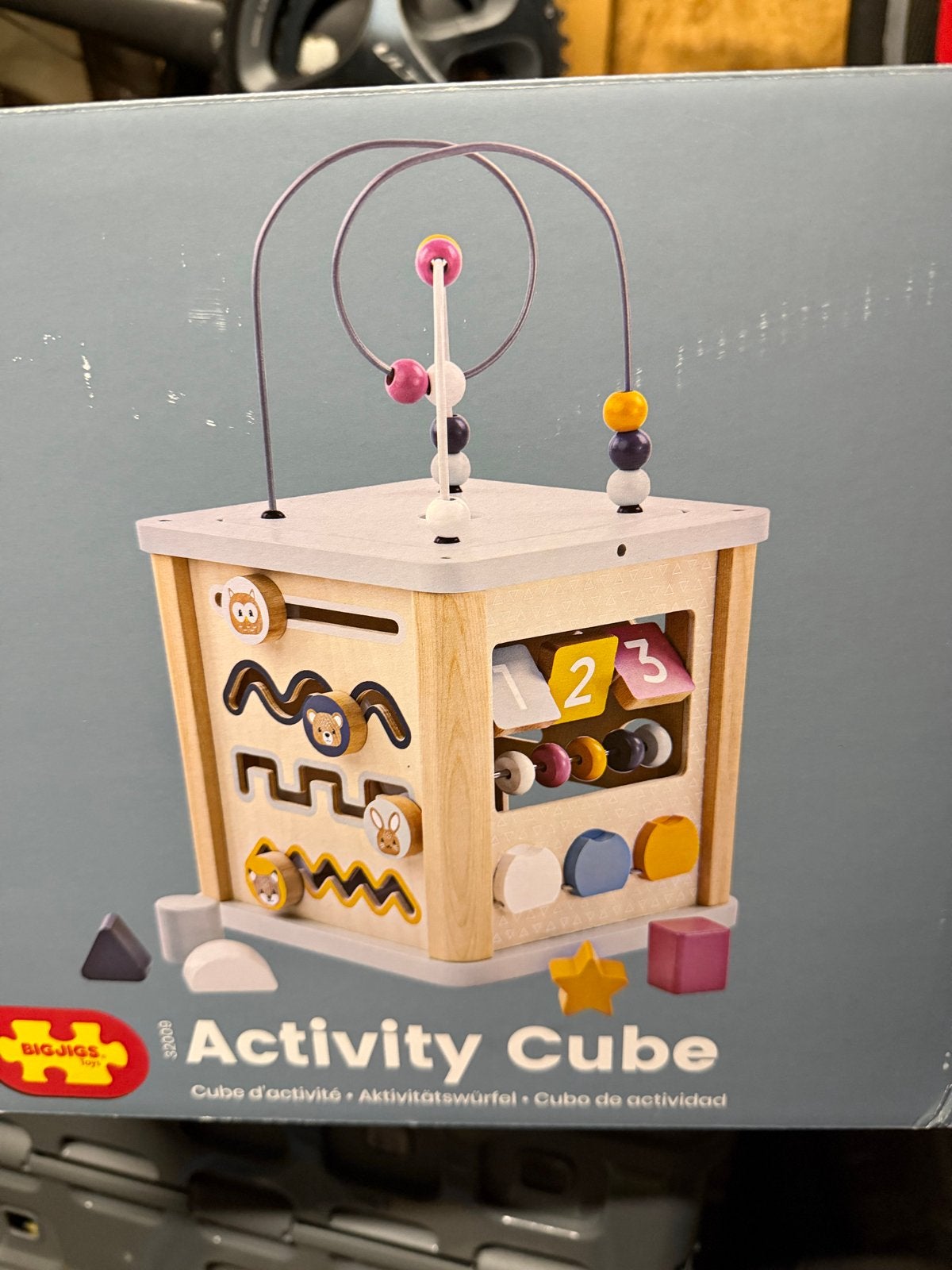Bigjigs Toys Activity Cube - Houten Speelkubus, Ophalen of Verzenden, Zo goed als nieuw, Overige typen