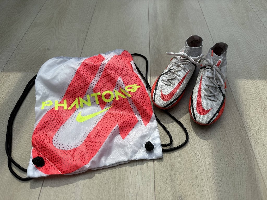 Nike Phantom GT2 Elite DF FG Voetbalschoenen + Tas, Sport en Fitness, Voetbal, Gebruikt, Schoenen, Ophalen of Verzenden, Maat S
