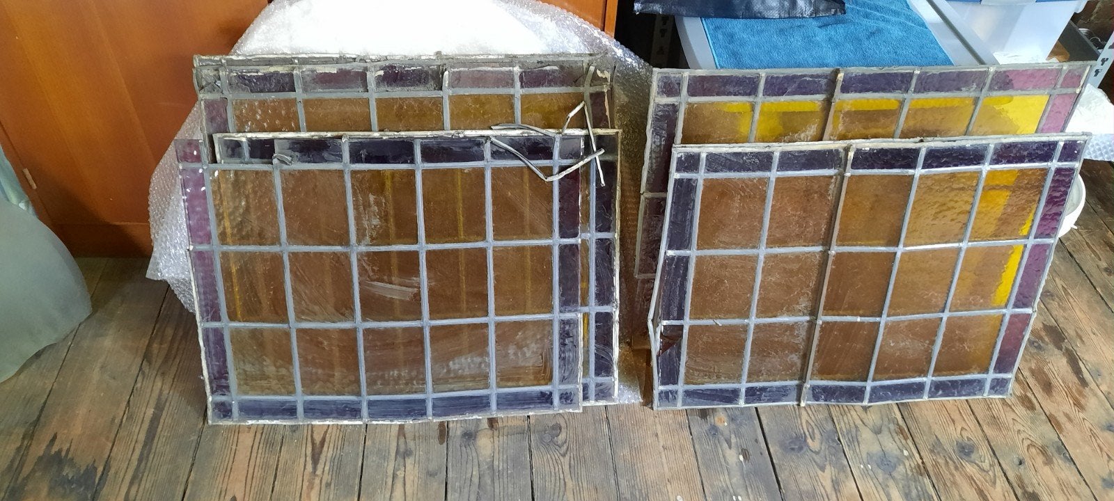 Glas in lood, Ophalen of Verzenden, Gebruikt