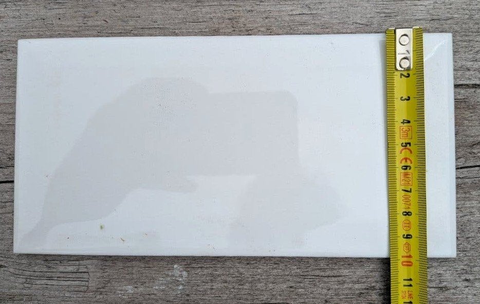 Witte metro wandtegels, 21 x 10 cm, Ophalen, Nieuw, Minder dan 20 cm, 20 tot 40 cm
