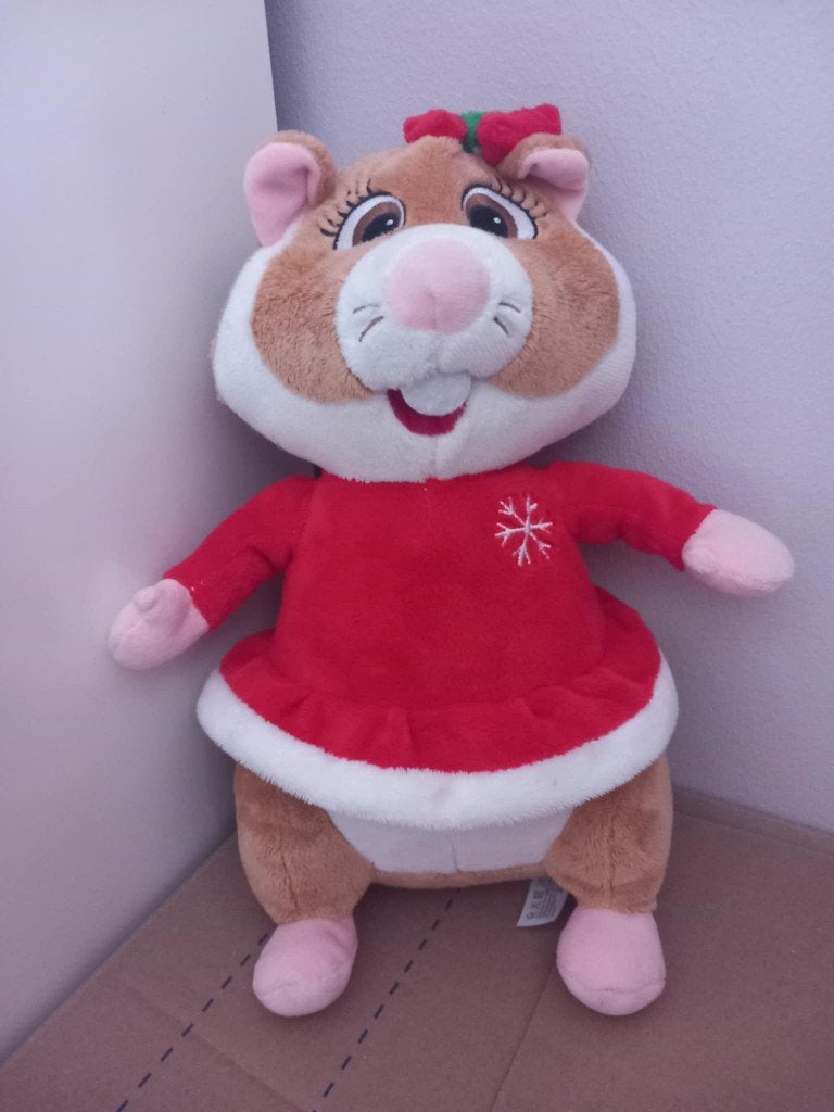 AH Kersthamster Meisje Rood, Hamster, Ophalen of Verzenden, Zo goed als nieuw, Albert Heijn