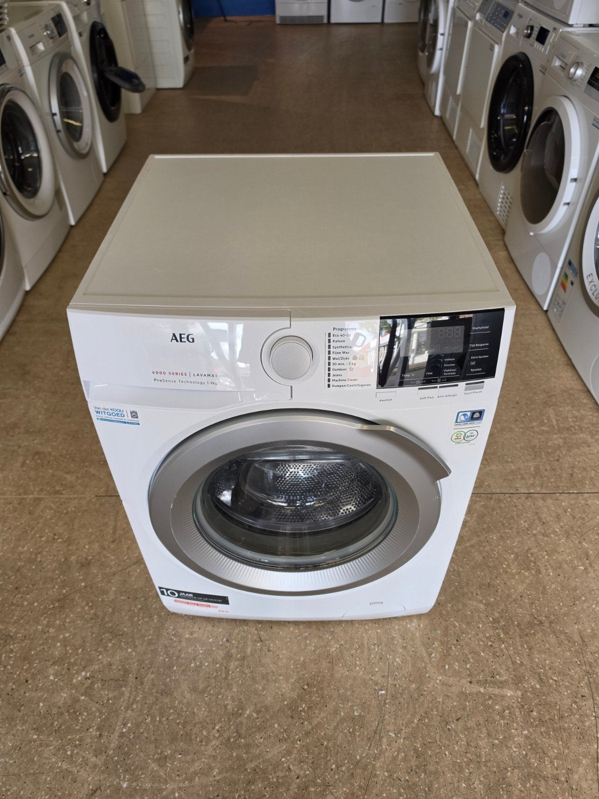 AEG 6000 Series wasmachine | 9 kilo | A+++ | Gratis thuis 🚚, Witgoed en Apparatuur, AEG, Jirnsum, 1200 tot 1600 toeren, 8 tot 10 kg