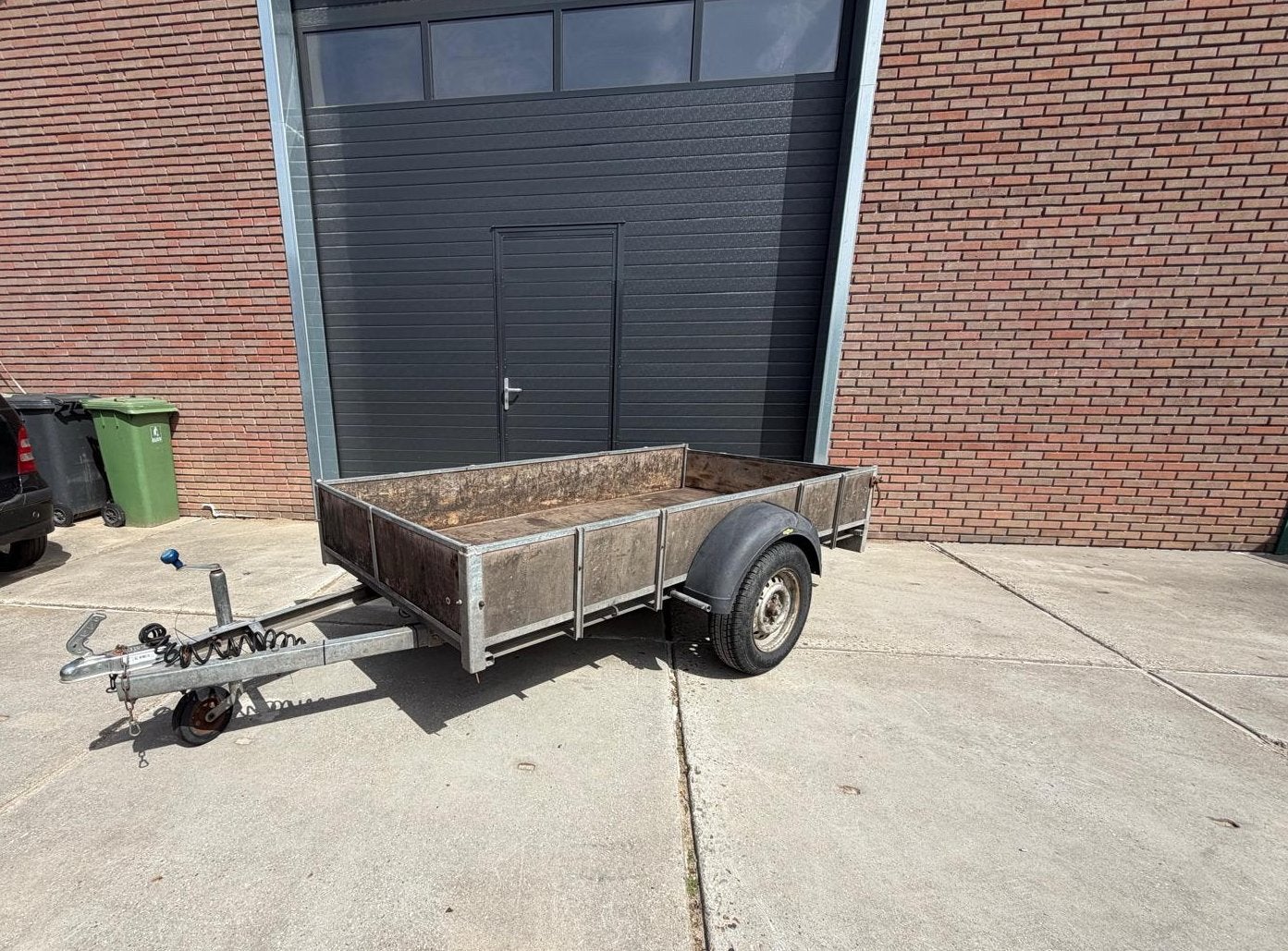 Leuke enkelasser aanhanger, aanhangwagen, kar, Auto diversen, Aanhangers en Bagagewagens, Ophalen, Gebruikt
