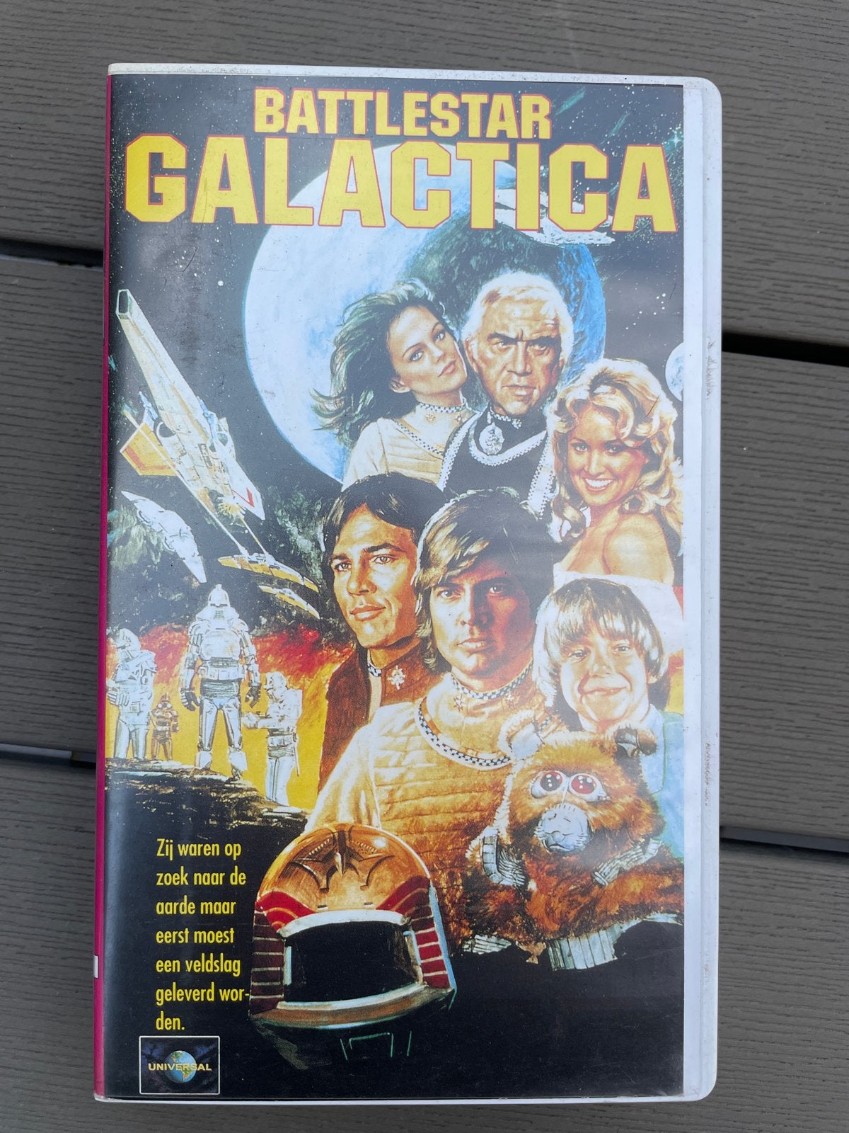 Battlestar Galactica VHS - Sciencefiction klassieker, Cd's en Dvd's, Ophalen, Nederlands ondertiteld, Alle leeftijden, Science Fiction en Fantasy
