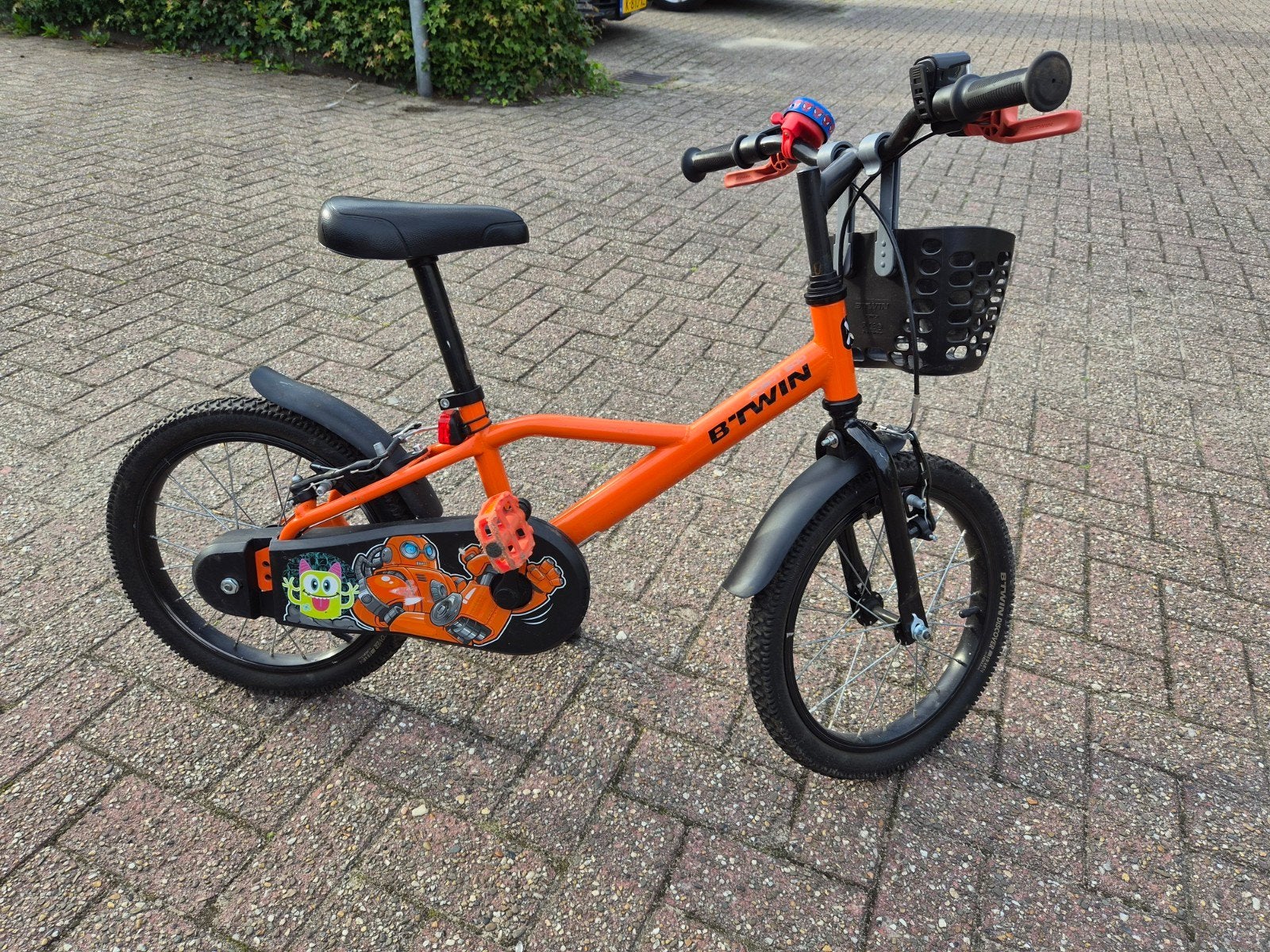 B'Twin kinderfiets 16 inch - Oranje, Ophalen