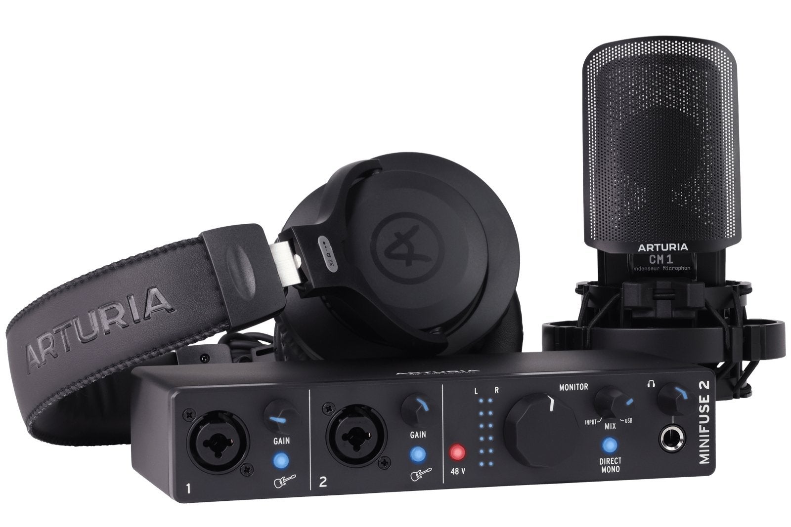 Arturia MiniFuse 2 Recording Pack - Complete Studio Set, Muziek en Instrumenten, Ophalen of Verzenden, Nieuw, Studiomicrofoon