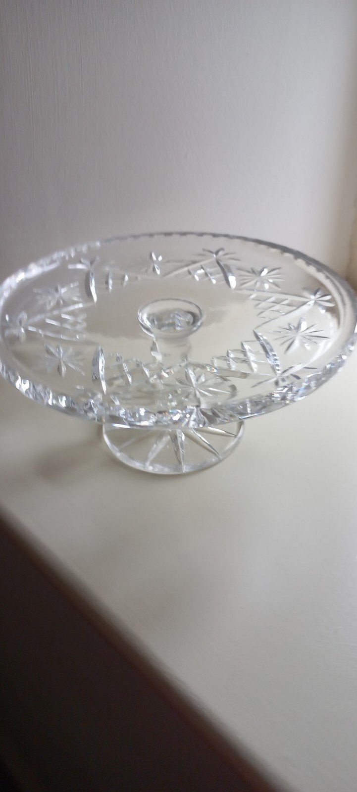 Taartschaal Glas, Ophalen of Verzenden