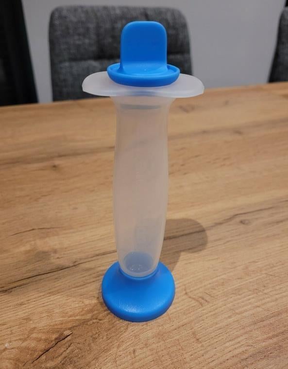 T095 Deco pen, netjes, en meer Tupperware, Huis en Inrichting, Keuken | Tupperware, Ophalen of Verzenden, Zo goed als nieuw, Paars