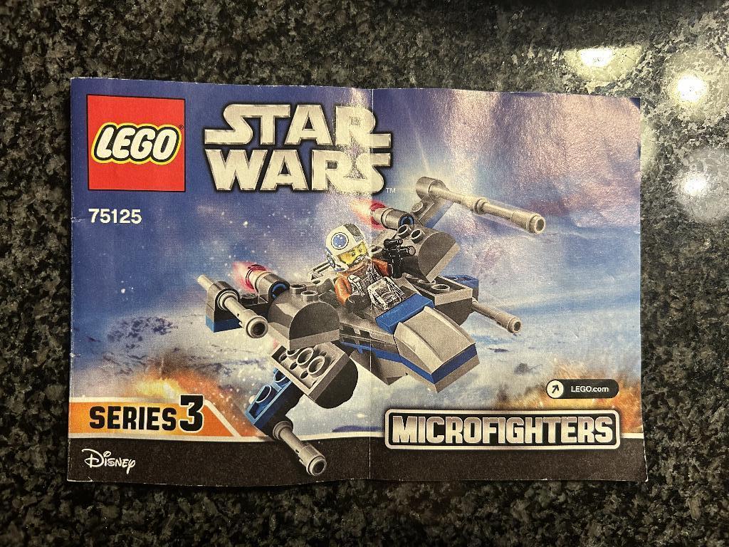 Lego Star Wars microfighters 75125 Resistence X Wing Fighter, Ophalen of Verzenden, Gebruikt, Complete set, Duplo