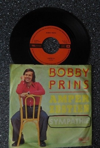 Bobby Prins - amper 16 (vanaf € 1,50), Cd's en Dvd's, Ophalen of Verzenden, Zo goed als nieuw, 7 inch, Levenslied of Smartlap