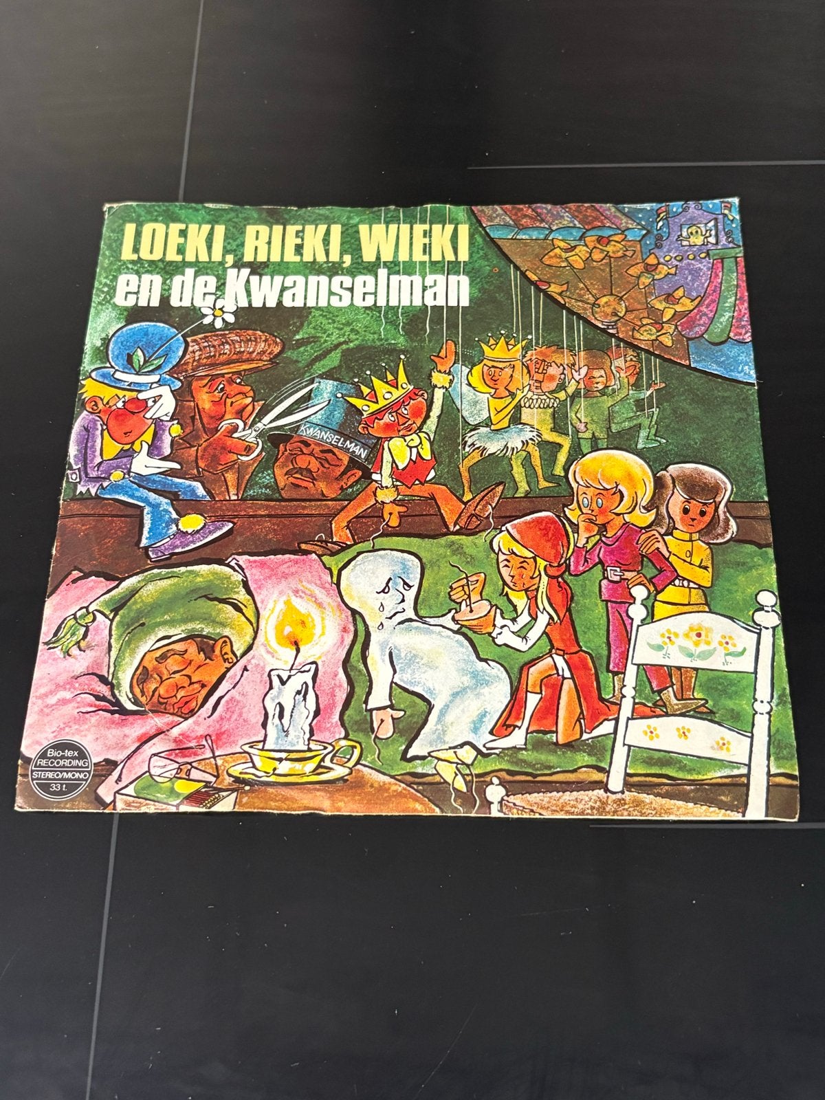 Loeki, Rieki, Wieki en de Kwanselman - Bio-tex LP, LP, Gebruikt, Kinderen en Jeugd, Ophalen of Verzenden