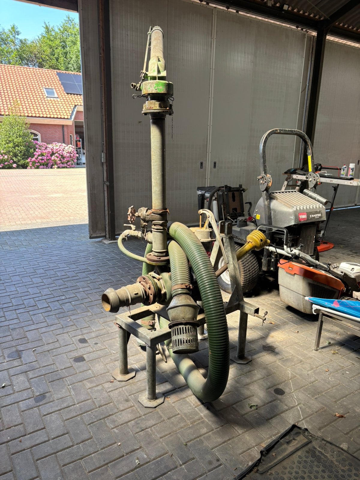 Aftakaspomp (beregeningspomp), Ophalen, Beregening en Drainage