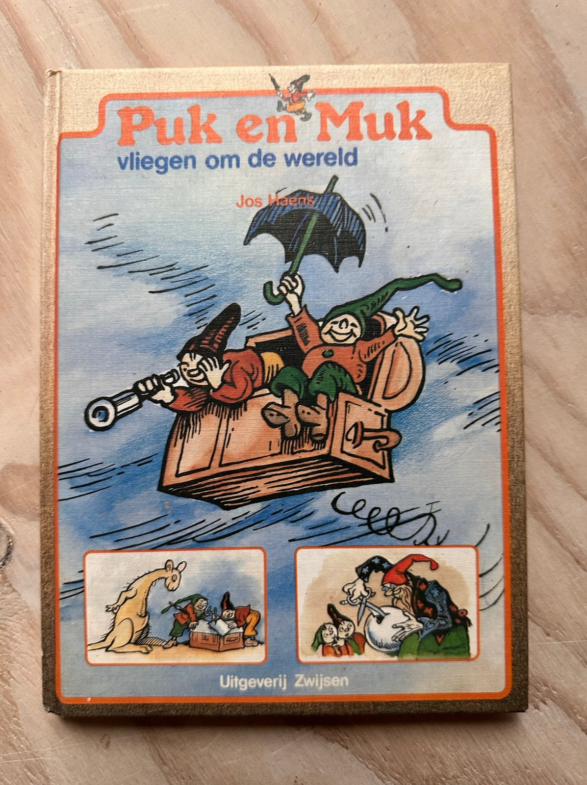 Puk en Muk vliegen om de wereld - Jos van den Broek, Ophalen of Verzenden, Gelezen