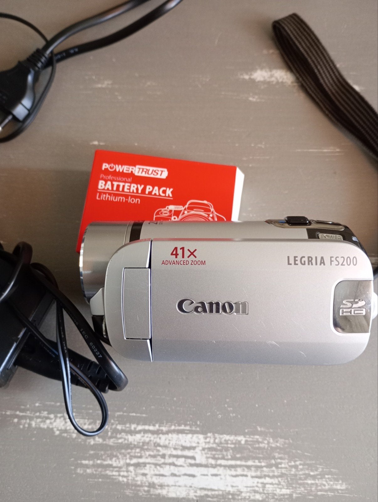 Canon Legria FS200 digitale videocamera met 41x zoom, Canon, 20x of meer, Ophalen of Verzenden, Zo goed als nieuw