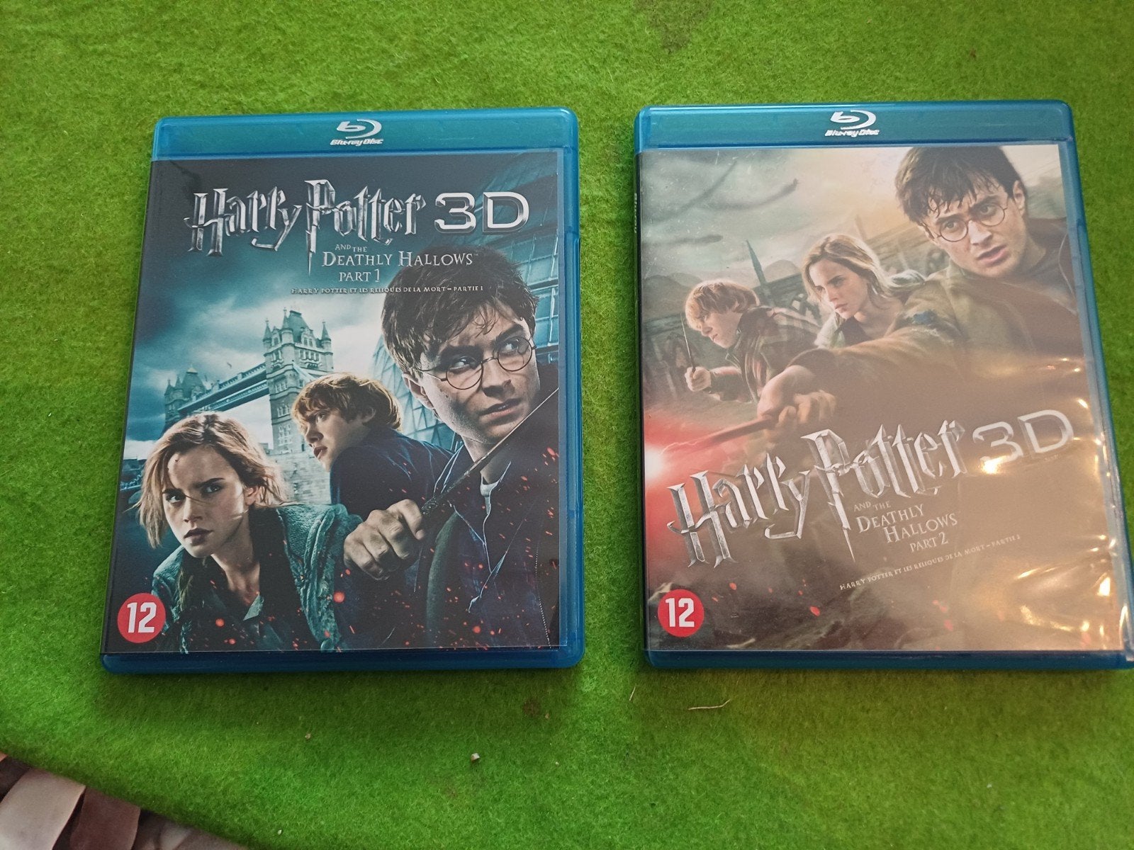 Harry Potter and the Deathly Hallows Part 1 & 2 Blu-ray 3D, Cd's en Dvd's, Blu-ray, Avontuur, Film, Nederlands, Ophalen of Verzenden