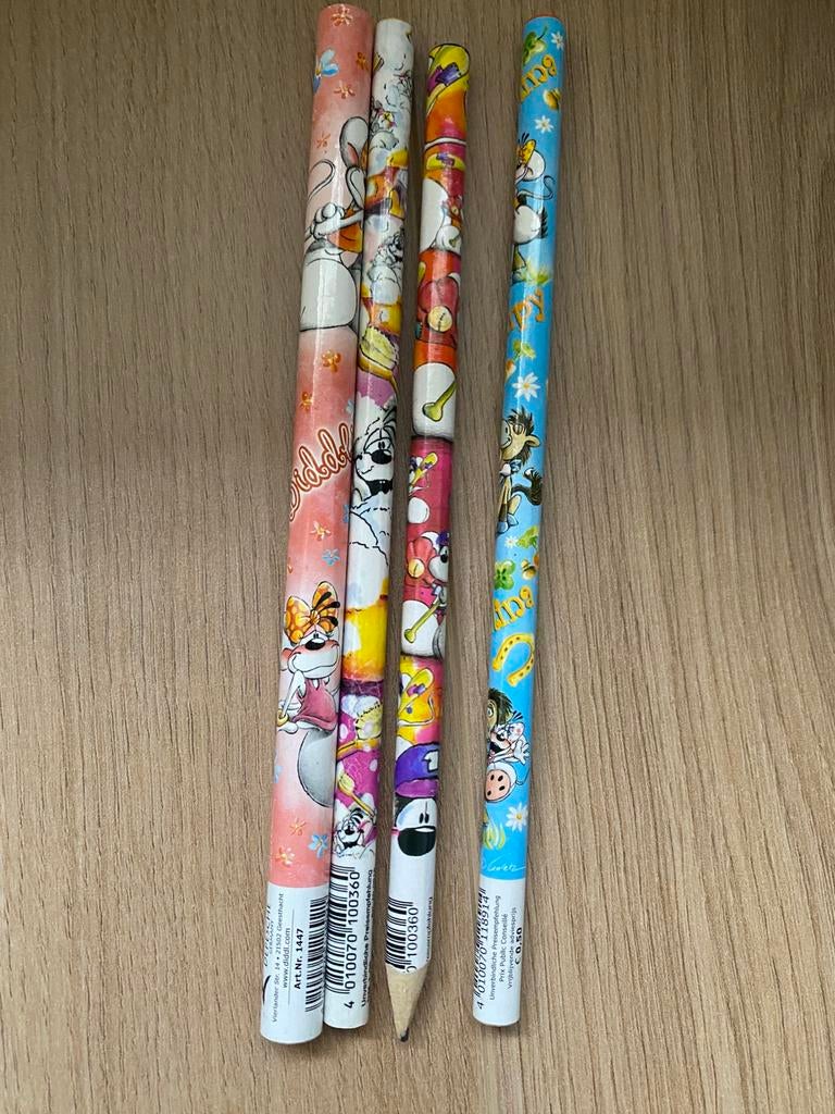 nieuw 4 Diddl potloden grijs, Verzamelen, Diddl, Ophalen of Verzenden, Nieuw