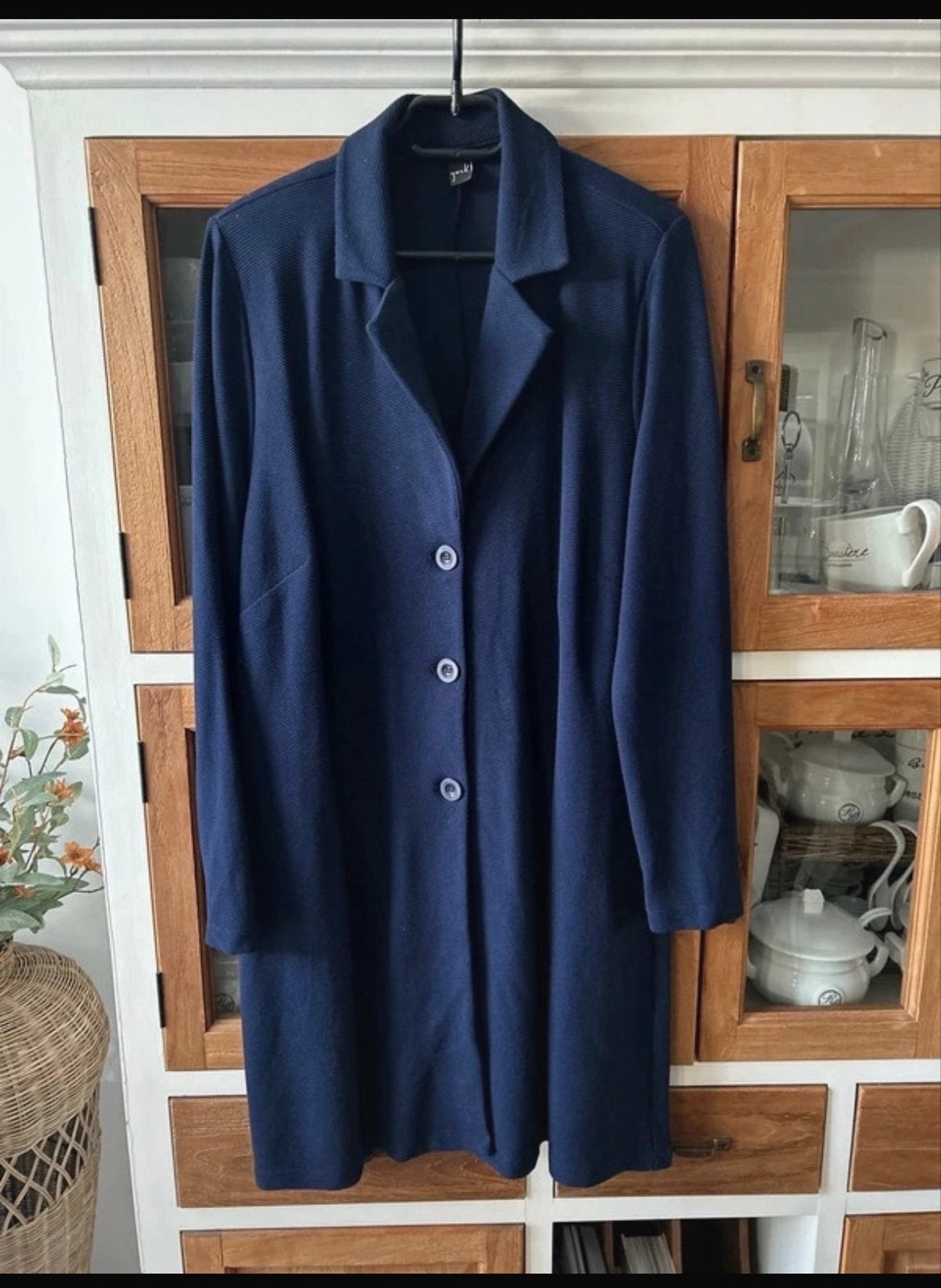 Marineblauwe blazer van Yoek, maat 44-46, Blauw, Maat 46/48 (XL) of groter, Ophalen of Verzenden, Zo goed als nieuw