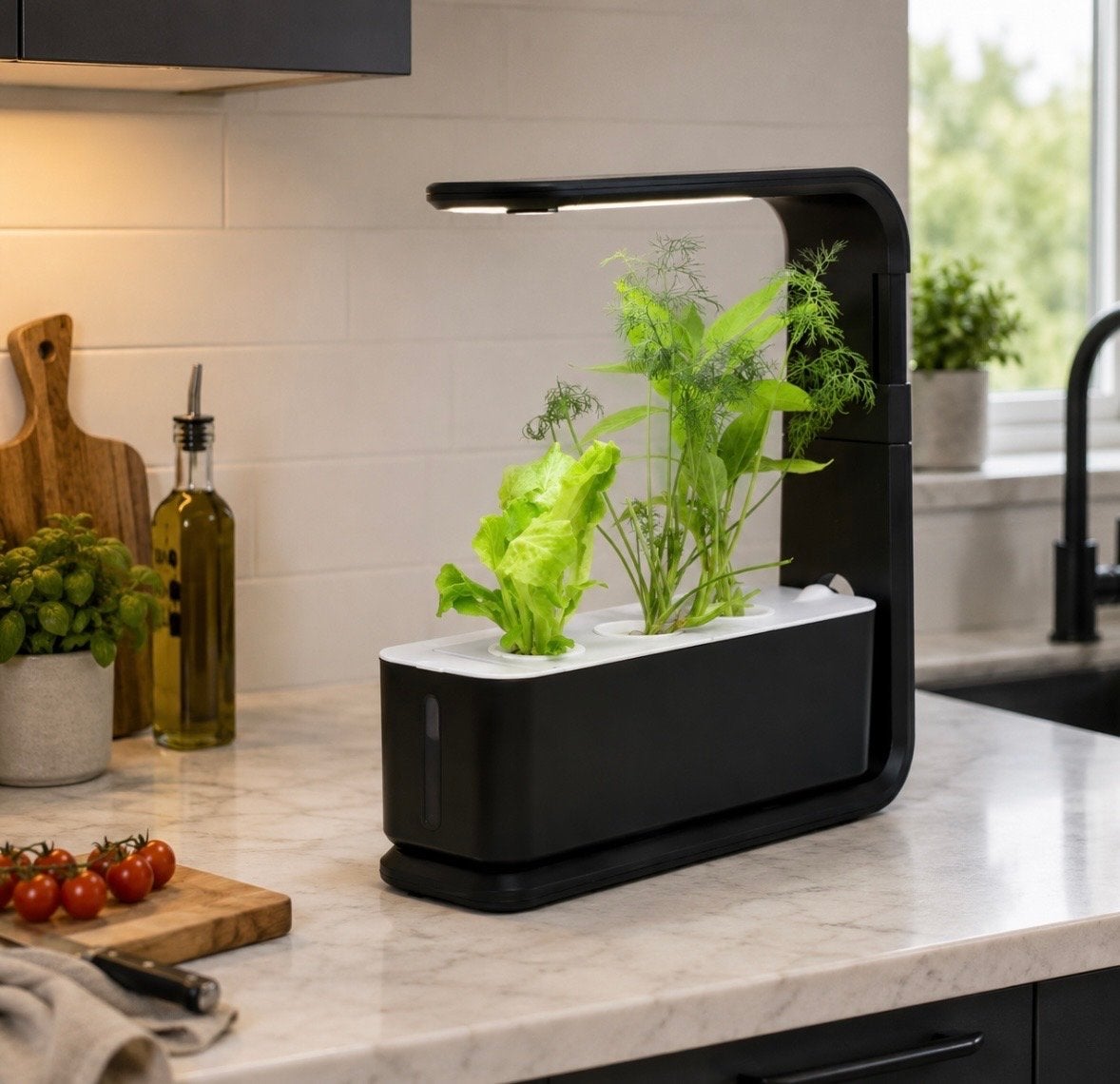 Indoorkweekbak met LED Kweeklamp, Tuin en Terras, Ophalen of Verzenden, Zo goed als nieuw, Kweekbak